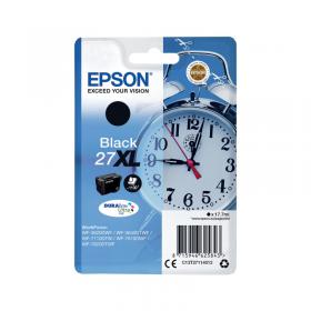 Epson 27XL Ink Cartridge DURABrite Ultra High Yield Alarm Clock Black C13T27114012 EP62584