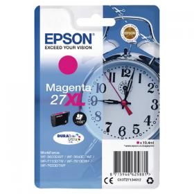 Epson 27XL Ink Cartridge DURABrite Ultra High Yield Alarm Clock Magenta C13T27134012 EP62588