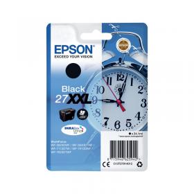 Epson 27XXL Alarm Clock DURABrite Ultra Ink Cartridge Extra High Yield Black C13T27914012 EP62594