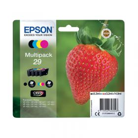 Epson 29 Home Ink Cartridge Claria Multipack Strawberry CMYK C13T29864012 EP62604