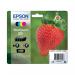 Epson 29 Home Ink Cartridge Claria Multipack Strawberry CMYK C13T29864012 EP62604