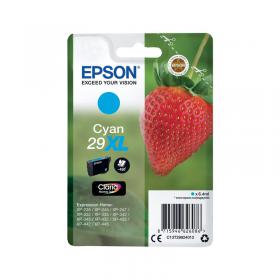 Epson 29XL Home Ink Cartridge Claria High Yield Strawberry Cyan C13T29924012 EP62608