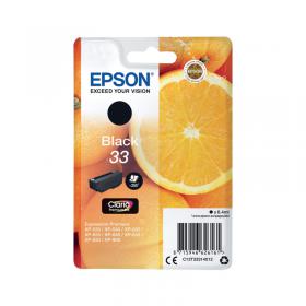 Epson 33 Oranges Ink Cartridge Black C13T33314012 EP62616