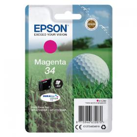 Epson 34 Ink Cartridge DURABrite Ultra Golf Ball Magenta C13T34634010 EP63207