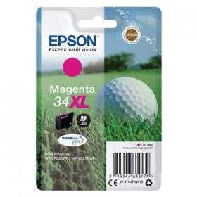 Epson 34XL Ink Cartridge DURABrite Ultra High Yield Golf Ball Magenta C13T34734010 EP63217