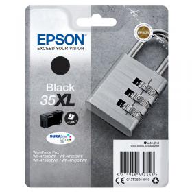 Epson 35XL Padlock DURABrite Ultra Ink Cartridge High Yield Black C13T35914010 EP63235