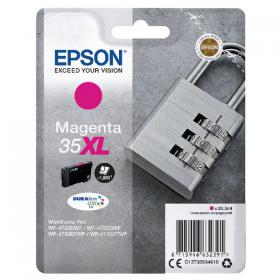 Epson 35XL Ink Cartridge DURABrite Ultra High Yield Padlock Magenta C13T35934010 EP63239