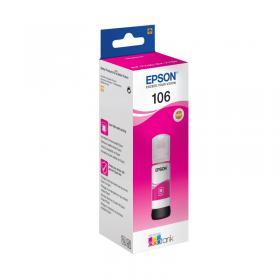 Epson 106 Ink Bottle Ecotank Magenta C13T00R340 EP64332