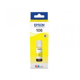 Epson 106 EcoTank Ink Bottle Yellow C13T00R440 EP64333