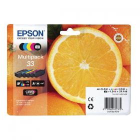 Epson 33 Ink Cartridge Claria Premium Oranges CMYK/Photo Black C13T33374011 EP64527