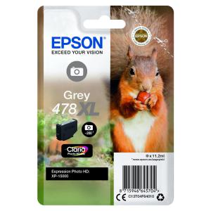 Epson 478XL Ink Cartridge Photo HD Claria High Yield Squirrel Grey