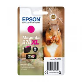 Epson 378XL Squirrel Ink Cartridge High Yield Magenta C13T37934010 EP64588