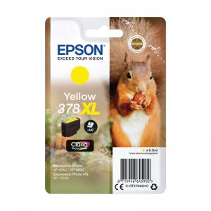 Epson 378XL Ink Cartridge Claria Photo HD High Yield Squirrel Yellow