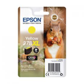Epson 378XL Ink Cartridge Claria Photo HD High Yield Squirrel Yellow C13T37944010 EP64590
