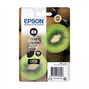 Epson 202 Kiwi Claria Premium Ink Cartridge Photo Black C13T02F14010