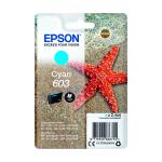 Epson 603 Ink Cartridge Starfish Cyan C13T03U24010 EP66675