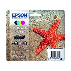 Epson 603 Ink Cartridge Starfish Multipack CMYK C13T03U64010 EP66824