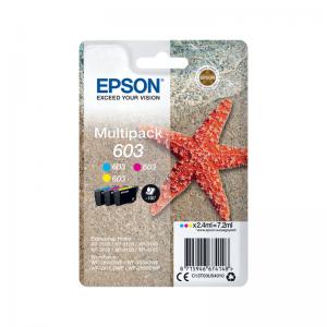 Epson 603 Ink Cartridge Starfish Multipack CMY C13T03U54010 EP67414