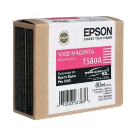 Epson T580A Ink Cartridge Vivid Magenta C13T580A00 EP87363