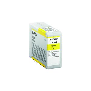 Epson T8504 Ink Cartridge Yellow C13T850400 EP91489