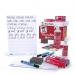 Show-me Classpack of 35 Bubble Handwriting Scaffold Drywipe Boards, with Pens and Erasers C/BHS