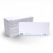 The photo shows a bundle of 100 drywipe flashcards from Eastpoint Lapboards. The cards are neatly organized in a pack and each one has a blank surface for writing and erasing. The background is a simple solid color, making the flashcards the main focus of the image.