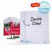 Show-Me Classpack of 35 x A4 LinedGridded Whiteboards with Pens and Erasers Plus 2 Free Cleaners C/GLB