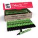 Show-me Box 100 Medium Tip Slim Barrel Drywipe Markers - Black CP100