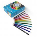 Classmaster Colouring Pencils, 12 Assorted Colours, Pack of 144 CP144