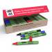 Show-me Box 48 Medium Tip Slim Barrel Drywipe Markers - Assorted Colours CP48A