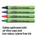 Show-me Box 48 Medium Tip Slim Barrel Drywipe Markers - Assorted Colours CP48A