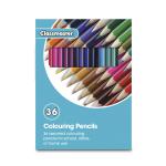Classmaster Colouring Pencils, 36 Assorted Colours, Pack of 36 CPW36