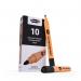 Show-me Triangular whiteboard Pens Black - Box 10 EGWM10