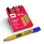 Show-Me Flipchart Markers Pack of 6 Assorted In a Display-Style Box FCM6A