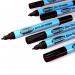 Show-me Box 200 Fine Tip Slim Barrel Drywipe Markers - Black FP200