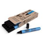 Show-me Box 10 Fine Tip Slim Barrel Drywipe Markers - Black FPSDP