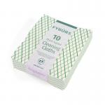 FYBURS Plant-based Cleaning Cloths Green Pack of 10 FYCC10GN