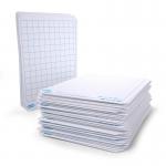 Show-me Pack of 100 x A4 LinedGridded Double-Sided Drywipe Boards GLB100