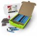Show-me Gratnells Tray 200 Fine Tip Slim Barrel Drywipe Markers - with Accessories GTC200FP