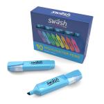 Swsh Premium Highlighters, Blue, Pack of 10 HLP10BU