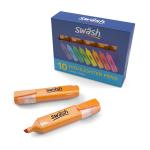Swsh Premium Highlighters, Orange, Pack of 10 HLP10OR