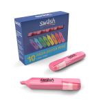 Swsh Premium Highlighters, Pink, Pack of 10 HLP10PNK