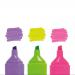 Swsh Premium Highlighters, Marking Colours, Pack of 48 HLP48M