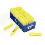 Swäsh Premium Highlighters, Yellow, Pack of 48 HLP48YW