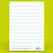 Show-me A4 Lined Mini Whiteboards, Pack of 10 Boards LIB10