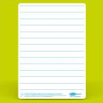 Show-me A4 Lined Mini Whiteboards, Pack of 100 Boards LIB100