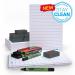 Show-me A4 Lined Mini Whiteboards, Small Pack, 10 Sets LIB10A