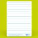 Show-me A4 Lined Mini Whiteboards, Small Pack, 10 Sets LIB10A