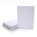 This picture shows a pack of 35 Eastpoint Lapboards, each measuring A4 size, with a mix of lined and plain designs in white. Perfect for use in the classroom or office, these whiteboards are versatile and easy to handle.