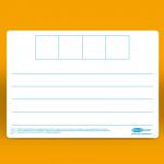 Show-me A4 4-Frame Phoneme Mini Whiteboards, Pack of 10 Boards LPB10